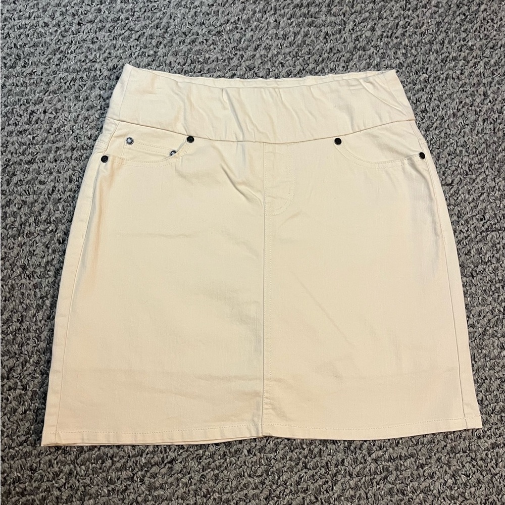 Chadwicks Cream Denim Skort